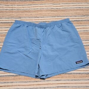 Patagonia Men's Light Blue Athletic Shorts